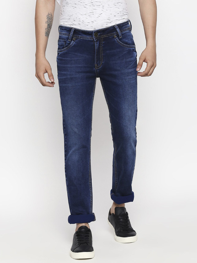 MUFTI Slim Men Dark Blue Jeans - Buy 
