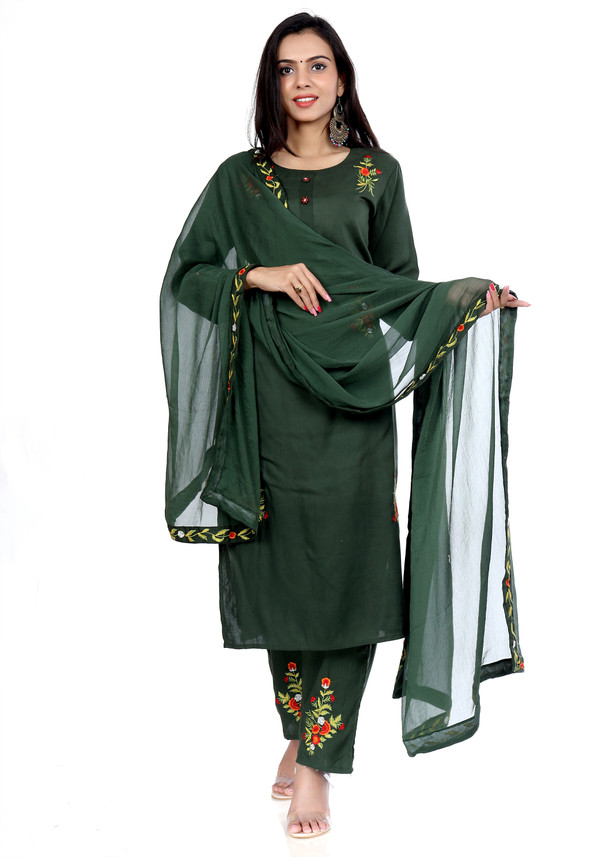 Kurti pant set with dupatta flipkart Outlet