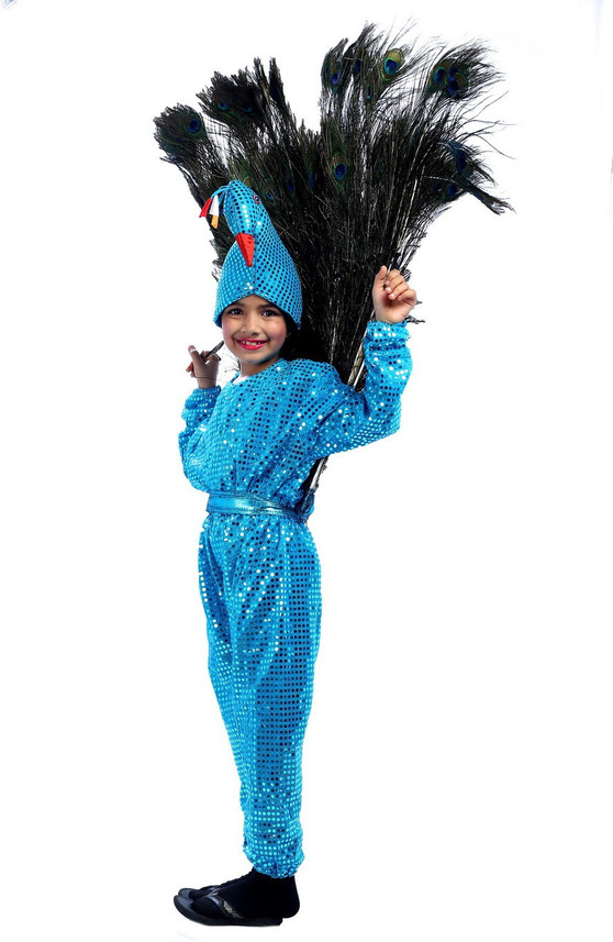 peacock dress for kids