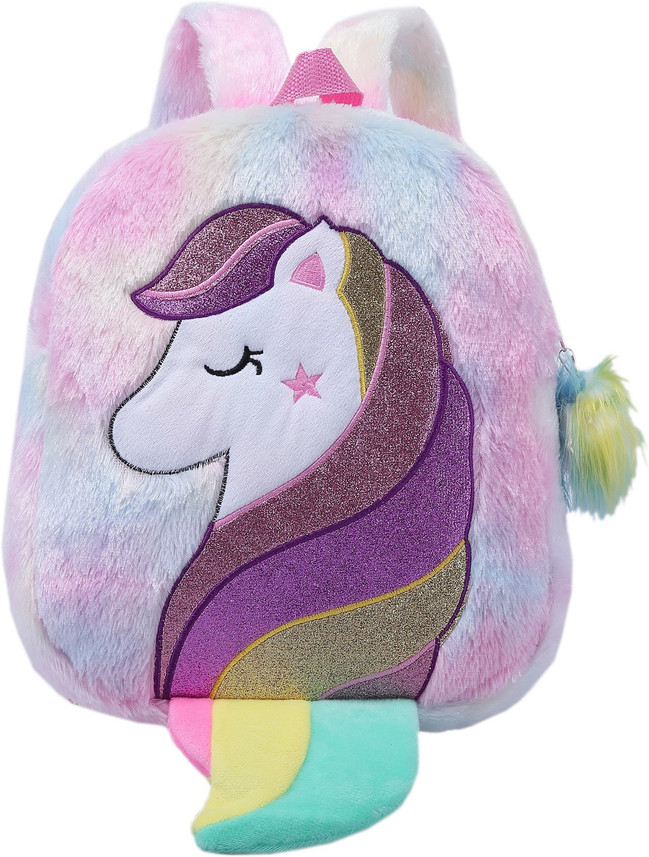 unicorn furry backpack