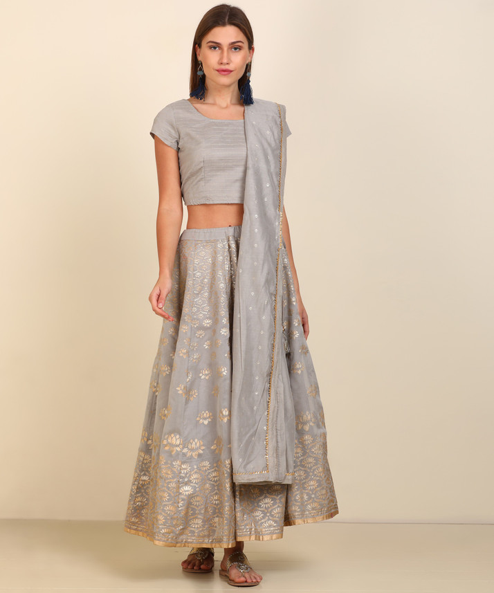 biba grey lehenga