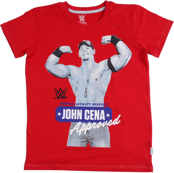 WWE Boys Printed Cotton Blend T Shirt 