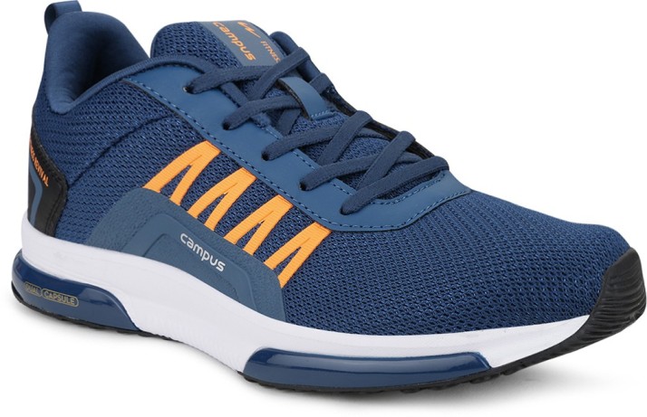 campus blue running shoes