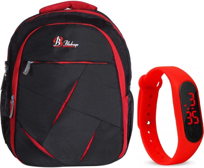 boys red backpack