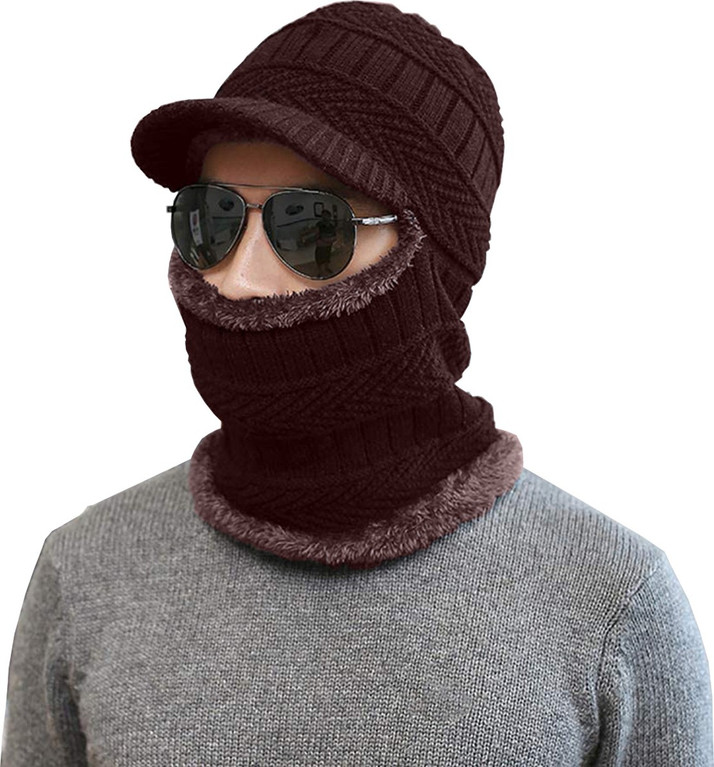 Aavjo Woven Thermal Warming Beanie Cap 