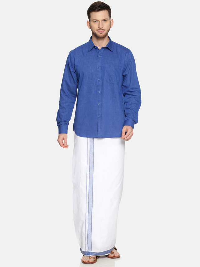 Ramraj Cotton Men Shirt \u0026 Dhoti Set 