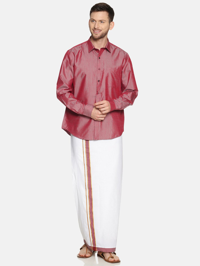 Ramraj Cotton Men Shirt \u0026 Dhoti Set 