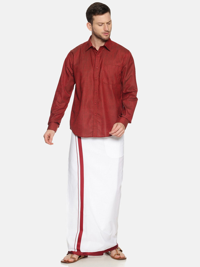 Ramraj Cotton Men Shirt \u0026 Dhoti Set 