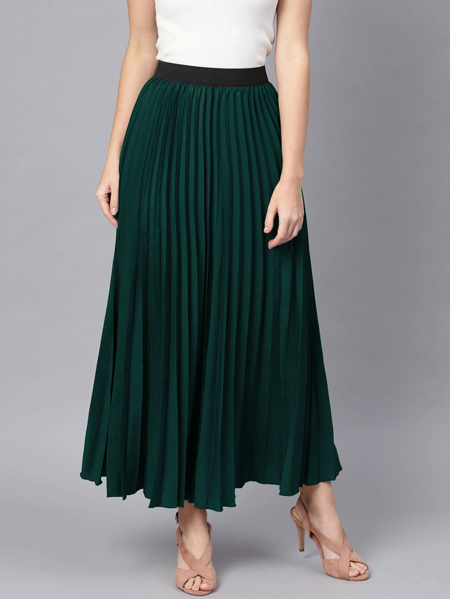 green skirt womens
