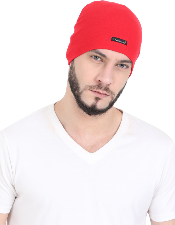 FabSeasons Solid Skull Cap Cap - Buy 