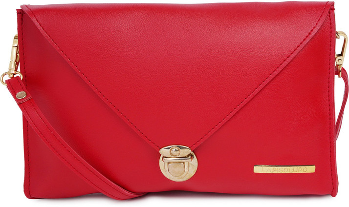 LAPIS O LUPO Red Sling Bag Women's Sling Bag (LLSL0060RD Red) Red - Price  in India | Flipkart.com