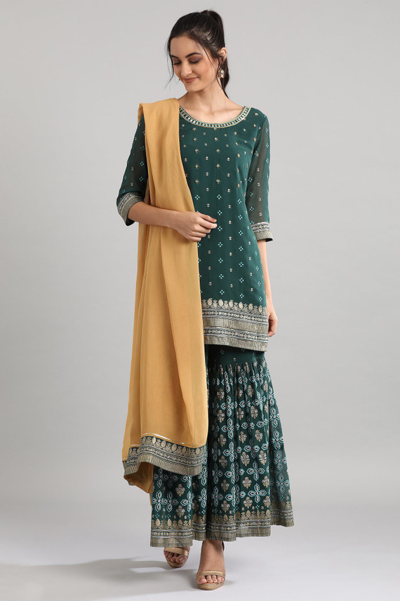 Aurelia Women Kurta and Sharara Set 