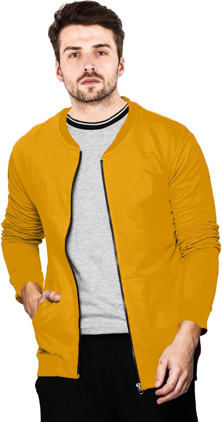 Leotude Full Sleeve Solid Men Jacket 