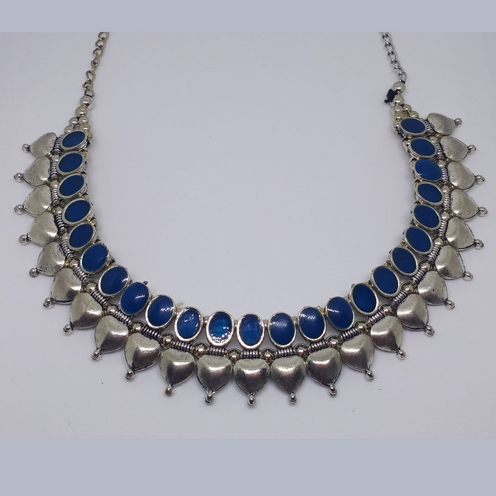 oxidised necklace flipkart