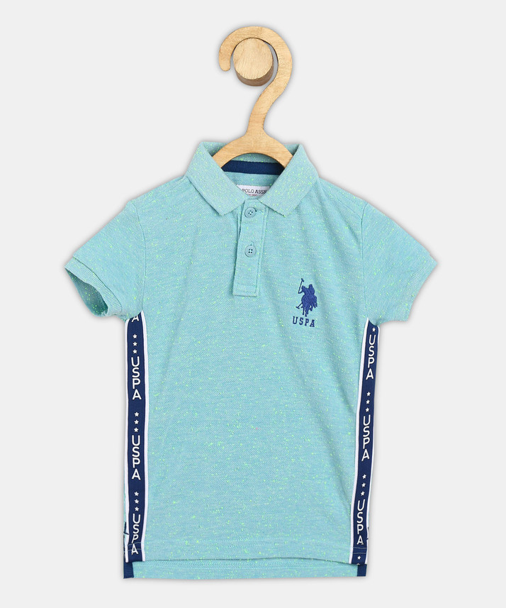 POLO ASSN. Boys Solid Pure Cotton