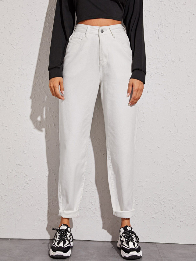KOTTY Boyfriend Women White Jeans - Buy 