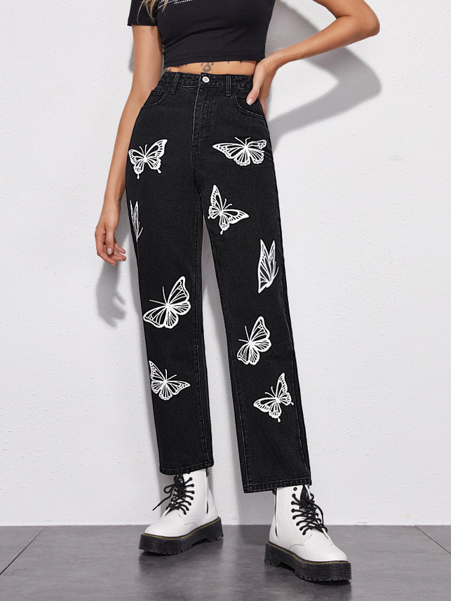 Buy KOTTY Regular Women Black Jeans 