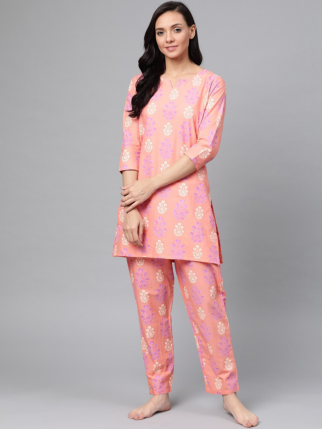 flipkart ladies night suit
