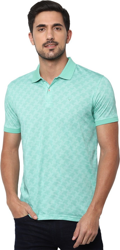 Buy Allen Solly Printed Men Polo Neck 