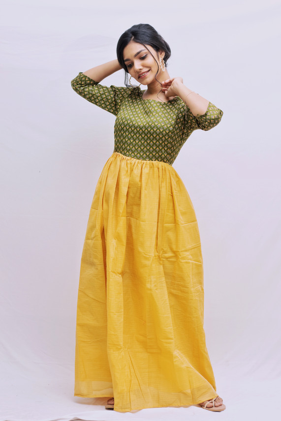 yellow green dresses