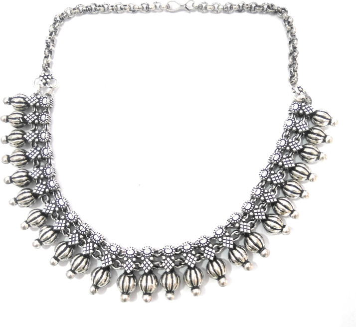athizay Oxidised silver Tribal Metal 