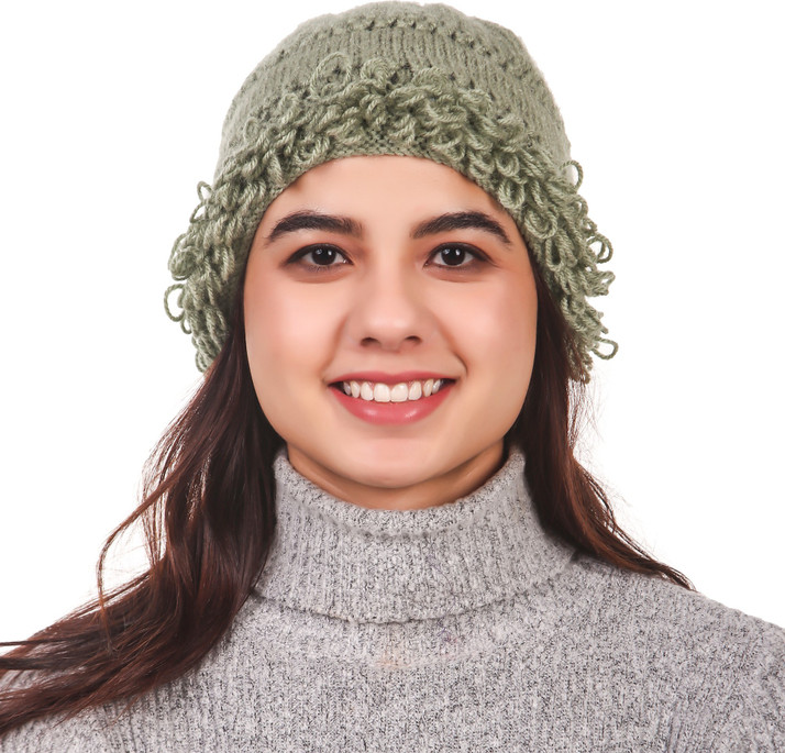 Dotiq Handmade Woolen Cap for Women 