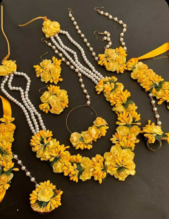 haldi jewellery set flipkart