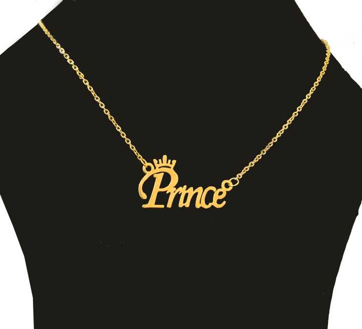 Silvoswan Prince Pendant For Boy And Men Prince Name Pendant For Boy Gold Plated Stainless Steel Pendant Price In India Buy Silvoswan Prince Pendant For Boy And Men Prince Name Pendant For