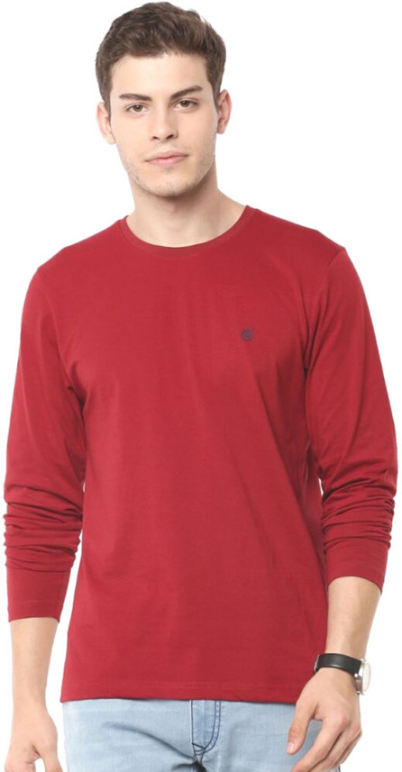 Buy Macroman Solid Men Round Neck 