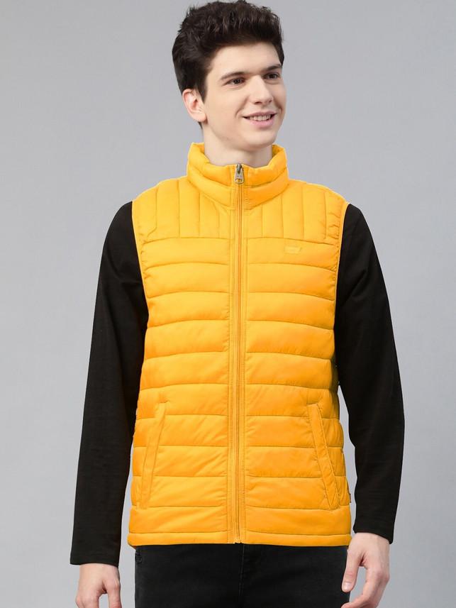 LEVI'S Sleeveless Solid Men Jacket 