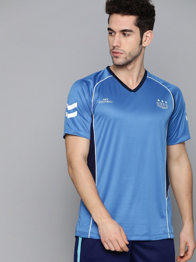 HRX by Hrithik Roshan Solid Men V Neck 