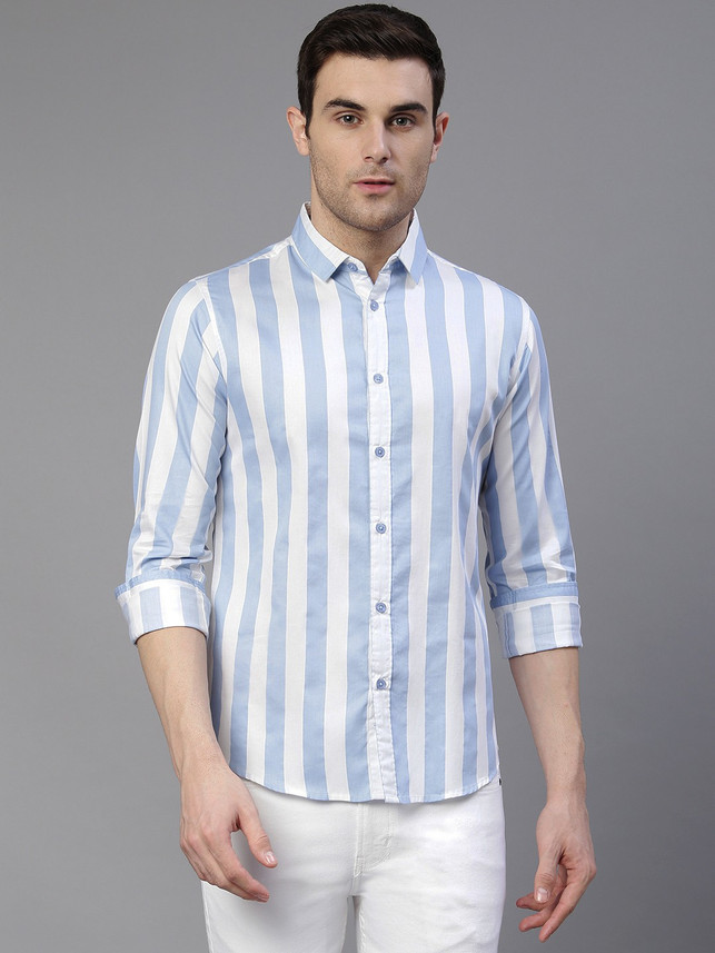 Buy Dennis Lingo Men Striped Casual 
