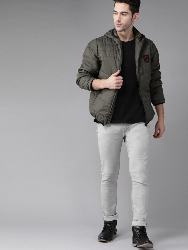 roadster full sleeve solid men's jacket