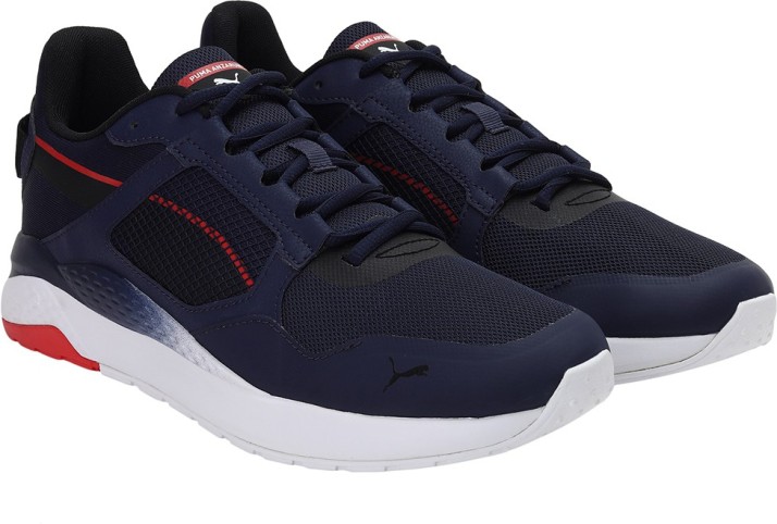 puma anzarun grid black running shoes