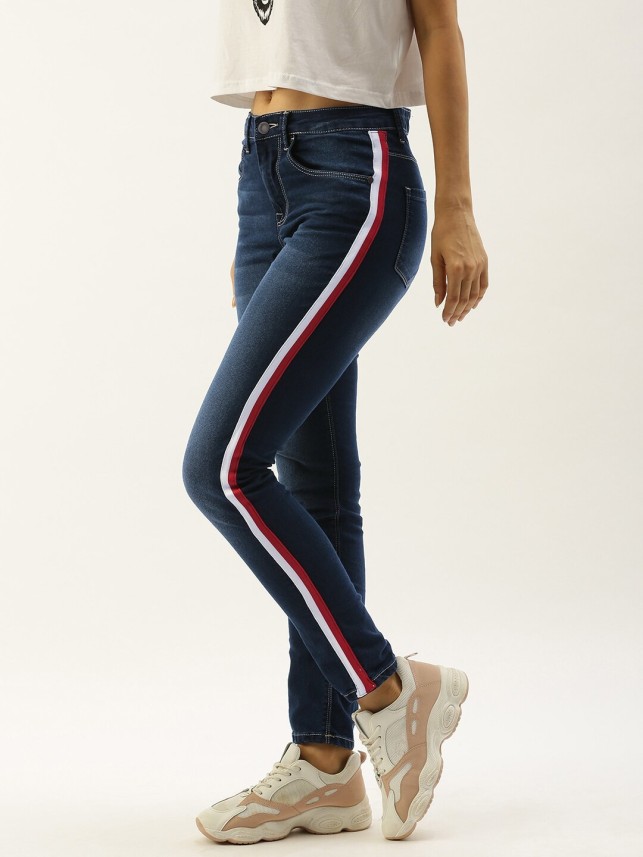 side stripe jeans flipkart