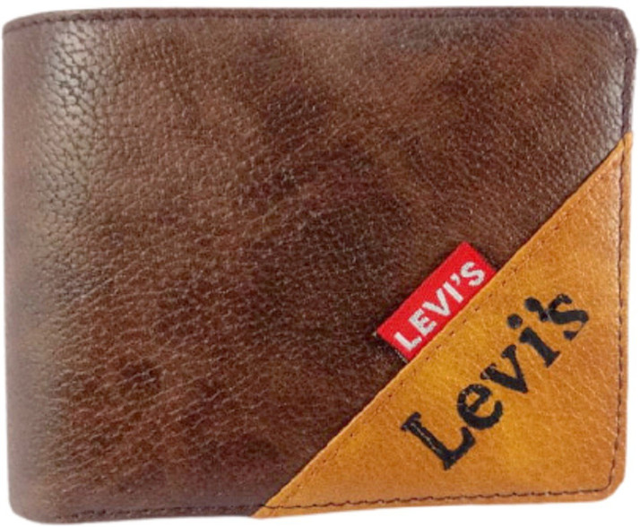 LEVI'S Men Brown Artificial Leather 