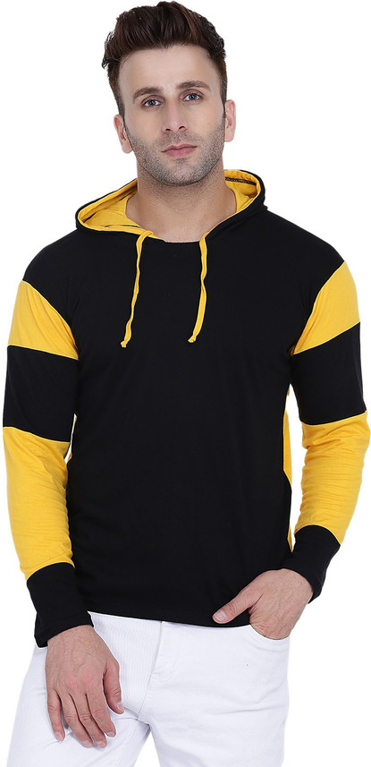 TARGET SUCCESS Solid Men Hooded Neck 