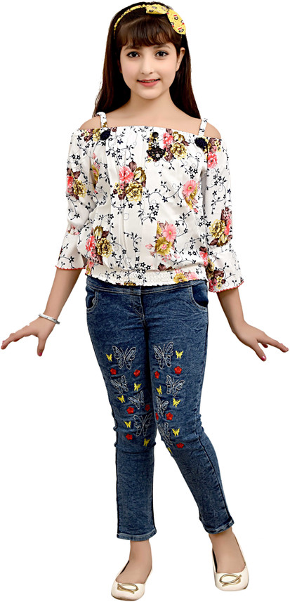 A.G FASHION Girls Casual Top Jeans 