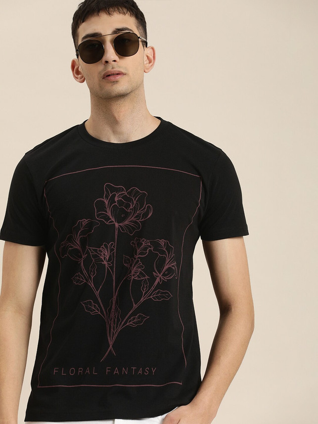 Moda Rapido Printed Men Round Neck 