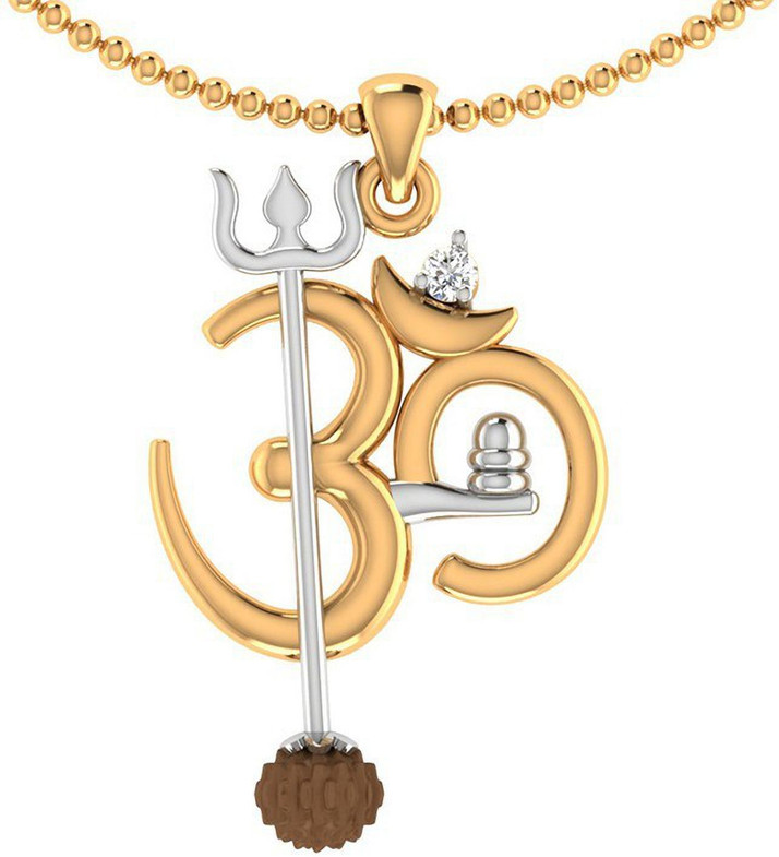 Voylla OM Design Rudraksha Studded 