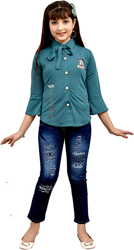 A.G FASHION Girls Casual Top Jeans 