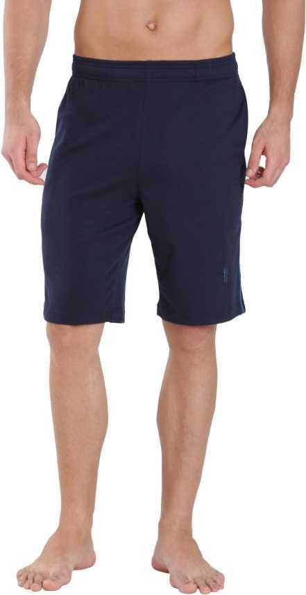 JOCKEY Solid Men Blue Sports Shorts 