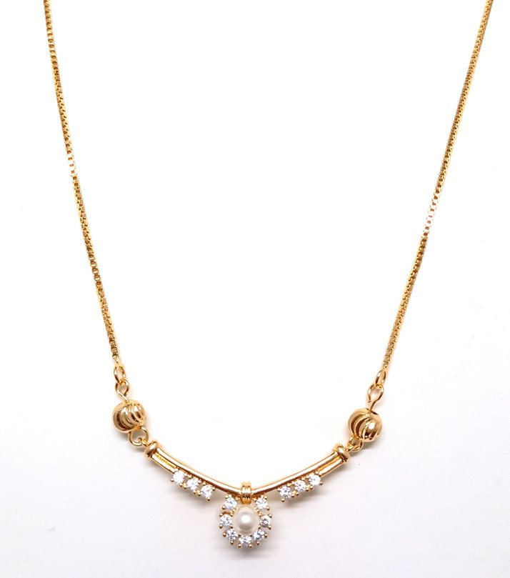 GOLDINKS STYLISH CHAIN PANDAL SET ALLOY 