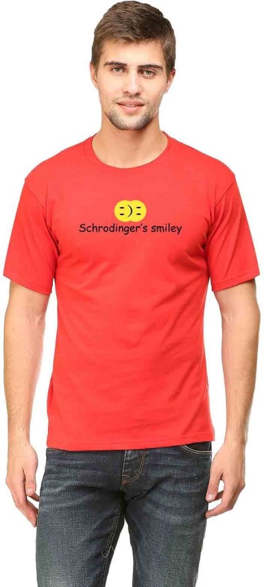 schrodinger smiley t shirt flipkart