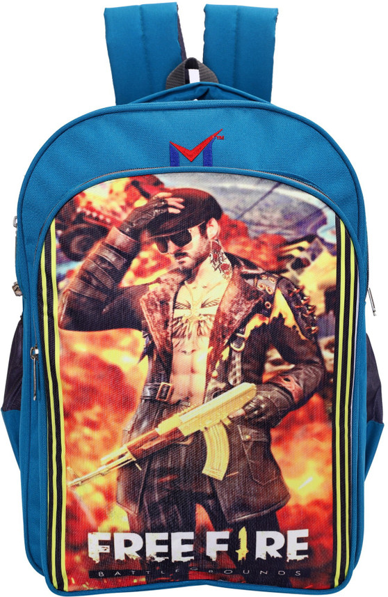 free fire school bag
