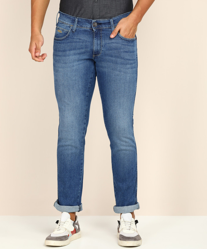 Wrangler Slim Men Dark Blue Jeans - Buy Wrangler Slim Men Dark Blue Jeans  Online at Best Prices in India | Flipkart.com