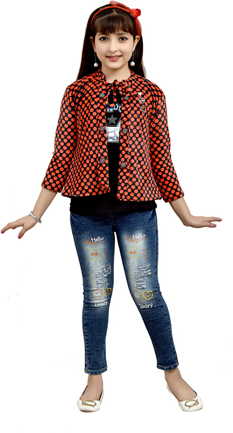A.G FASHION Girls Casual Top Jeans 