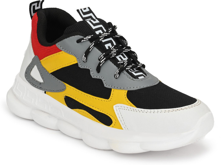 multicolor running shoes