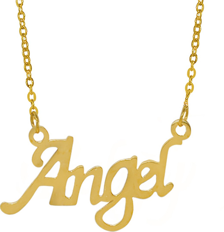 Jewelopia Angel Name Pendant For Lovers 
