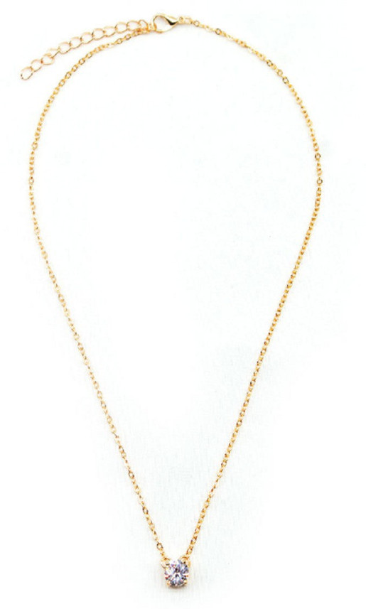 Silverstoli Elegant One Stone Pendant 